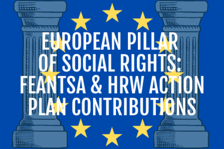 FEANTSA & HRW European Pillar of Social Rights Action Plan contributions
