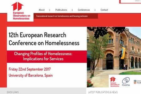 News: New European Observatory on Homelessness website launched