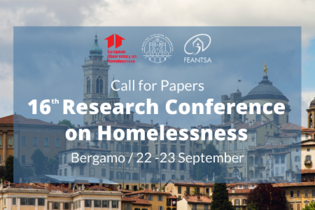 >Call for Papers - 16th European Research Conference on Homelessness