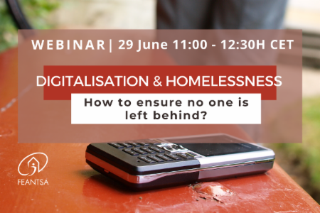 Webinar - Digitalisation and Homelessness: How to Ensure no one is Left Behind?