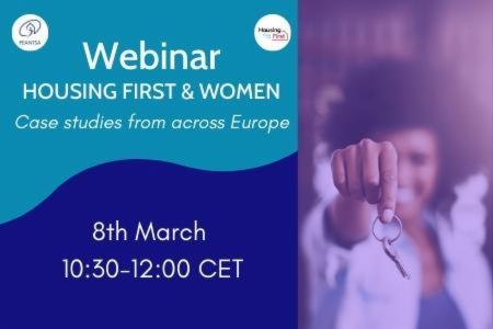Webinar: Housing First and Women - 8th March, 10:30-12:00