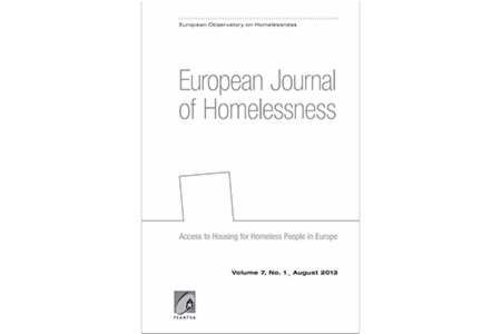 European Journal of Homelessness: Volume 7, Issue 1 - 2013